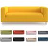 TLYESD Copertura di ricambio per divano Ikea a 2 posti Klippan Loveseeeat, fodera in tessuto di poliestere