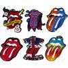 Rock Off officially licensed products The Rolling Stones Tongues Evolution Pin Badge Set Size One Size