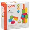 goki 56762 - Gioco di bilancio colorato a Torre, Giocattolo in Legno, Classico, Gioco di abilità, in Legno di faggio, Made in Germany