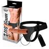 HARNESS ATTRACTION BENNY STRAP-ON HOLLOW EXTENDER VIBRATOR 17 X 4.5 CM