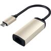 Satechi Adattatore Satechi da USB-C a Ethernet Oro