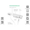4smarts Cuffia mono wireless TalkClip B1 - Bianco