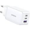 UGREEN Nexode USB-A+2*USB-C 65W GaN Tech Caricatore rapido bianco