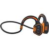 EVOLVEO BoneSwim MP3 16GB, cuffie da guancia senza fili, arancione