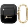 Guess Custodia traslucida per AirPods 1/2 Nero Custodia per cellulare Copertura protettiva