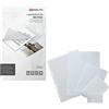 monolith 8991A00002 - Confezione mista di fogli per plastificazione, set di 5 fogli diversi, 80 mic in confezione da 50, buste per plastificazione, lucide e trasparenti