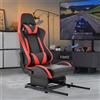 Marada Racing Sim Telaio Di Montaggio Del Sedile Con Bulloni E Sedile Rosso