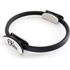 66Fit, Pilates Ring con Doppia Impugnatura, Nero (Schwarz)