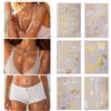 YCZCHE14 Oro Donna Metallici Tatuaggi Temporanei 6 Fogli Festival Tatuaggi Dorati Metallici Tatuaggi Dorati Boho per Compleanno Natale Decorazione Festa di Halloween Adulti Uomini e Donne