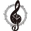Colcolo Orologio Da Parete con Note Musicali, Arredamento per La Casa, Orologio Da Appendere Facile Da Leggere, Ornamento in Acrilico per La Casa, Bar, Caffet, 40 Cm
