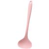 Cyrank Mestolo da Zuppa in Silicone, Mestolo da Cucina in Silicone da 11,2 Pollici Mestolo da Zuppa Resistente al Calore Cucchiaio da Portata Per Zuppa Cucchiaio Mestolo Antiaderente Per Cucinare(Rosa)