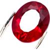 Gravity Gems 5.75 CT Naturale Rosso Rubino Ovale Forma Certificato Raro Loose Gemma Con Free