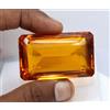 Gravity Gems Naturale 500 KT Smeraldo Taglio Scuro Arancione Topazio Certificato Loose Gemma