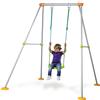 SIMBA TOYS ITALIA Smoby Altalena Plus in Metallo con Seggiolino Evolutivo 2 in 1 Altezza 180 cm