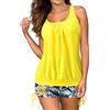 Aayahakawa Costume da bagno da donna, modesto, tankini, con pantaloncini, taglie forti, tankini, Tipo 7., XXL