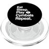 Cymbals Gift / Drummer Gifts for Men and Piatti Batterista Piatti per batteria PopSockets PopGrip per MagSafe