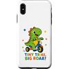 Tiny Trike Big Roar Dinosaur Boys Girls Custodia per iPhone XS Max Tiny Trike Big Roar Dinosaur Cute Dino Equitazione Triciclo Bambini