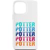 Funny Potter Tees & Gifts Custodia per iPhone 13 Pro Max Potter - Colorato