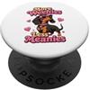 Cute Dog Humor More Weenies Less Meanies Carino bassotto More Weenies Less Meanies Bassotto Amante dei cani PopSockets PopGrip Adesivo