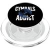 Cymbals Gift / Drummer Gifts for Men and Piatti Batterista Piatti per batteria PopSockets PopGrip per MagSafe