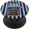 Preposh Carino Sardine Marrone Strisce Blu Vintage Estetica Estate PopSockets PopGrip Adesivo