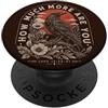 Faith & Purpose Christian Collective Quanto altro sei Luke Christian Raven Versetto della Bibbia PopSockets PopGrip Adesivo