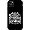 Norwegian Viking Heritage Co. Men Dad Ki Custodia per iPhone 11 Pro Max Il mio gruppo sanguigno è Norwegian Viking Warrior Norge Norway