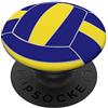 PopSockets Palla Pallavolo Originale Regalo Volleyball Uomini Donne PopGrip: Impugnatura per Telefoni Cellulari e Tablet Intercambiabile