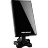 Megasat DVB-T 40 - Antenna (Indoor & Outdoor, DVB-T/DVB-T2, FM, DAB/DAB+, custodia impermeabile, filtro LTE, guadagno 28 dB) - Nero