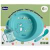 Chicco Set Prima Pappa Chicco Azzurro 6m+