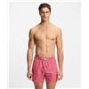 BOSS BLACK Boss Boxer da mare con microstampa e applicazione con logo Dark Red Uomo