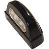 one by Camamoto cod. 77204424 mini luce targa posteriore (in metallo) a led di colore nero omologata ce attacco universale compatibile con moto scooter atv cafe race motard