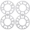 MITINGER Distanziali Ruote Auto 4 PCS Car Wheel Spacer SHIMS regolabile 4x98 4x100 4x108 4x114.3 5x100 5x105 5x108 5x112 5x114. 5x120