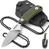 Coltello Da Collo Coltello a Lama Fissa Piccola in Acciaio D2 Conforme a 42A Man