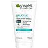 Garnier Maschera 3in1 Argilla, Per Pelli Miste e Con Imperfezioni, Effetto Purificante e Anti-Brufoli, Impurità Rimosse e Pelle Uniforme, Con Argilla e Acido Salicilico, Pure Active, 150 ml