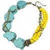 BOCAR, collana in turchese con perle spesse, regalo perfetto da donna
