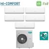 CLIMATIZZATORE PENTA 7+7+7+7+18 HISENSE Hi Comfort WI FI INTEGRATO 5AMW105U4RQC R-32 A++A+ LINEA 2026