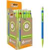 BIC Matic ECOlutions Portamine 0,7 mm HB - Fusti In Colori Assortiti, Confezione da 50