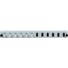 efbe Schott EFB-Elektronik Pannello frontale equipaggiato a 12 porte con 6 x accoppiatore duplex LC OM3 verticale, grigio Produttore: EFB Elektronik (SB-FP-6SC-S-OM3)