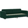 vidaXL Letto da giorno verde scuro 80x200 cm in velluto