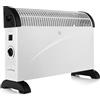 Lehmann LHOHC-2013A termoconvettore elettrico | Radiatore 750/1250/2000 Watt | Riscaldamento a convettore con termostato e protezione contro il surriscaldamento | Riscaldamento elettrico a risparmio