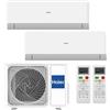 HAIER CONDIZIONATORE HAIER REVIVE DUAL SPLIT 9000+12000 BTU INVERTER R32 2U40MEFFRA A++ WIFI