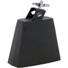 GEWA, Cowbell CLUB SALSA, 6, Nero satin laccato, Si può montare su asta da 3/8, Fissaggio con morsetto