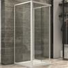 Ogomondo box cabina doccia corner 3 lati cristallo temprato trasparente 75x75x75