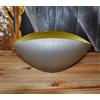 Coppetta Burano Grigio Nebbia/Limone 20x12 cm - ONLYLUX