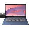 Lenovo Newest Flagship Chromebook, display touch FHD da 14 pollici, sottile luce sottile, processore MediaTek Kompanio 520 a 8 core, 4 GB di RAM, 64 GB eMMC, WiFi 6, webcam, lunghe ore,