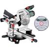 Metabo KGS 254 M - 613254900 - Con Precision Cut Line, 254 mm 2. Lama per sega in metallo duro e funzione di trazione, lunghezza 2 m