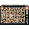 Educa - Puzzle in miniatura da 1000 pezzi per adulti | Cappella Sistina in miniatura | Dimensioni: 30 x 46 cm | Età 14+ (20581)