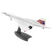 caapmony 1/200 Concorde Suono Passeggero Aereo Air British Airway Modello per la Collezione Display