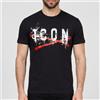 Icon T-shirt Icon con logo da uomo rif. IUT015, Nero